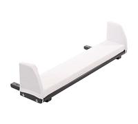 babybay Côté rallonge gris ardoise laqué avec complément de matelas blanc compatible avec les modèles Original et Midi