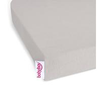 babybay Drap-Housse en Jersey Deluxe avec Membrane Compatible avec Le modèle de Matelas de lit d'enfant - Kit de Conversion Original, Maxi et Boxspring - Beige - 140 x 89 cm (1 pièce)