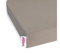 babybay Drap-Housse en Jersey Deluxe Convient pour Modèle Rallonge Latérale Original Maxi Midi/Boxspring Nougat 1 Unité