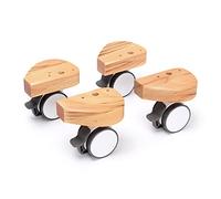 babybay Jeu de Rouleaux spéciaux avec Protection Contre Les Chocs, Compatible avec Tous Les modèles, Noyau de hêtre huilé