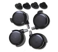 Babybay - Lot de 4 roulettes parquet pour berceaux Cododo Babybay - Noir