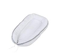 babybay Nid de Sommeil Blanc avec Pois Gris Perle 1 Unité