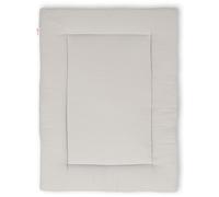 babybay Tapis d'éveil 75 x 100 cm gaufré, Gris Blanc