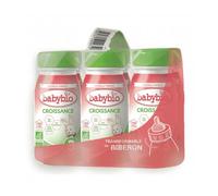 Parapharmacie > Bébé & Maman > Alimentation bébé > Laits infantiles > Laits de croissance Babybio Croissance au Lait de Vache Français 3 de 10 Mois à 3 Ans Bio Bouteilles 6 x 25 cl - Laits de croissan