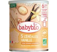 Babybio Céréales Vanille Bio dès 6 mois 220g