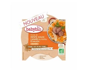 Babybio Assiette Patates Douces Échalotes et Canard Bio 230g
