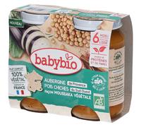 BABYBIO Aubergine Pois Chiche Façon Moussaka Végétale Aliment 400 g