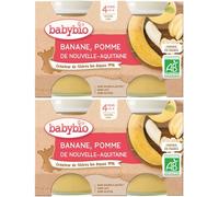 Babybio BANANE POMME DE NOUVELLE-AQUITAINE dès 4 mois Purée 2x260 g
