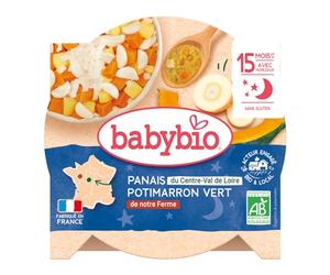 Babybio - Bonne Nuit - Assiette Gratin de Panais Potimarron du Val de Loire - 15 Mois et + , BIO - 260 g
