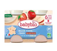 BABYBIO Brassé Pomme Fraise 260 g