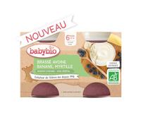 Babybio BRASSÉ AVOINE BANANE MYRTILLE dès 6 mois Aliment 260 g