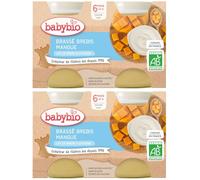 Babybio BRASSÉ BREBIS MANGUE dès 6 mois 2x260 g