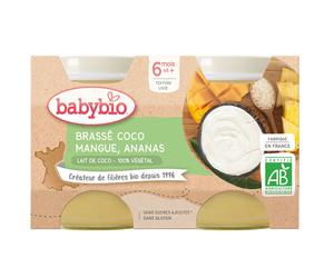 Babybio BRASSÉ COCO MANGUE ANANAS dès 6 mois Aliment 260 g