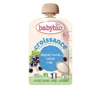 BABYBIO Brassé croissance cassis riz bio 100g
