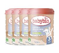 Babybio Caprea 3 Formule au Lait de Chèvre Lot de 4 x 800g