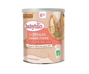 babybio® Céréales 3 Fruits avec Quinoa Purée 220 g