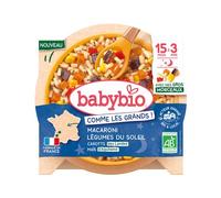 BABYBIO Macaroni Légumes du Soleil Aliment 200 g