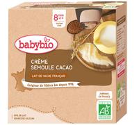 Babybio CRÈME SEMOULE CACAO des 8 mois Aliment 340 g