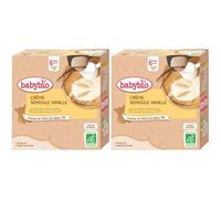 Babybio CRÈME SEMOULE VANILLE dès 6 mois Set(S) 2x340 g