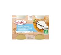 Babybio Brassé au lait de brebis – Quetsche de Lorraine et vanille – 2 x 130 g