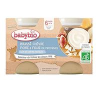Babybio desserts brassé chèvre poire & figue 2x130g