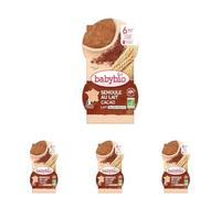BABYBIO DESSERTS SEMOULE AU LAIT CACAO LOT DE 8 X 100G