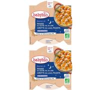 Babybio DOUCEUR DE PANAIS DU CENTRE-VAL LOIRE CAROTTE DES LANDES POLENTA À LA CIBOULETTE dès 12 mois 2x230 g