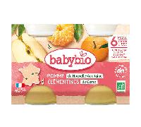 Babybio Pomme Clémentine Bio Pots 2 x 130 g