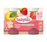 Babybio POMME DE NOUVELLE-AQUITAINE & FRAISE dès 6 mois Purée 260 g