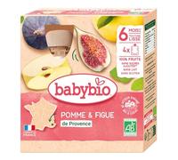 BabyBio Pomme Et Figue 4x90g