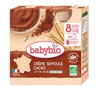 Babybio Gourde Crème semoule cacao 8+ mois 340 g