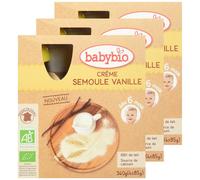 Babybio Gourde Crème Semoule Vanille 6+ mois 340 g