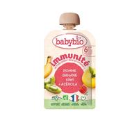 BabyBio Immunité Pomme Banane Kiwi Acerola +6M 100 g
