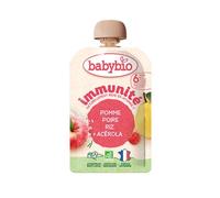 BabyBio Immunité Pomme Poire Riz Acérola +6M 100 g