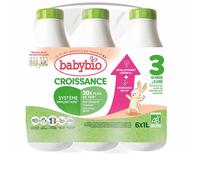 BabyBio Leche Líquida de Crecimiento 3 Orgánica 6x1L