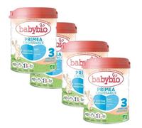 Babybio Lait infantile Primea 3 Croissance 800g Lot de 4