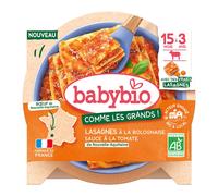 BABYBIO Lasagnes à la bolognaise boeuf et tomate de Nouvelle Aquitaine Aliment 200 g