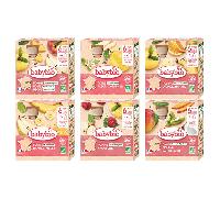 BABYBIO - Gourdes de Purées de Fruits pour bébé - BIO - Dès 6 Mois - 24x90g (4x6 variétés)