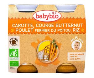 Babybio Menu Leg/Poulet/Riz 2X200g