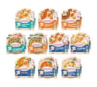 Babybio - Pack 2 semaines assiettes Repas du midi & Repas du soir - 15+ mois - BIO