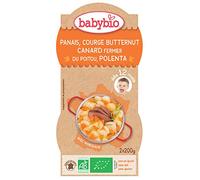 Babybio panais buternut canard polenta bols 2x200g