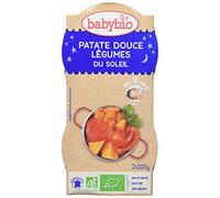 Babybio Repas Soir Bol Patate Douce Légumes Riz +8m Bio 2 x 200g