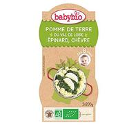 Babybio Petit Bol Légumes Trio de Pomme de Terre du Val de Loire Epinard Chèvre 8+ Mois 400 g