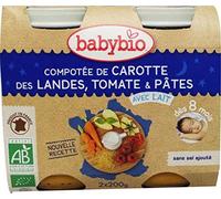 BabyBio - Petit pot Menu Légumes-Pâtes 2x200 g