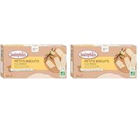 Babybio - Petits Biscuits à la Vanille - Farine de France - 12+ mois (Lot de 2)