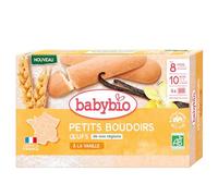 Babybio Petits Boudoirs à la Vanille 10 Mois et + Bio 6 Sachets de 4 Biscuits