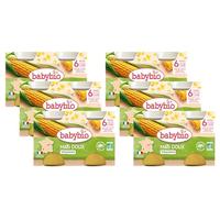 BabyBio - Petits Pots Maïs Doux d'Aquitaine 2 x 130 g - 6+ Mois - Bio - Lot de 6