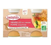 Babybio - Petits Pots Mirabelle De Lorraine Pomme 2x130 g - BIO