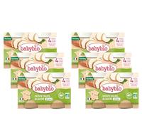 BABYBIO Petits pots - Patate douce blanche d'Anjou - 2 x 130g - Lot de 6 - BIO