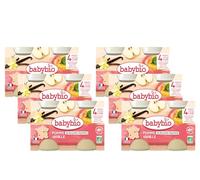 Babybio - Petits Pots Pomme d'Aquitaine 2x130 g - PACK de 6 - 4 Mois - BIO